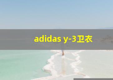 adidas y-3卫衣